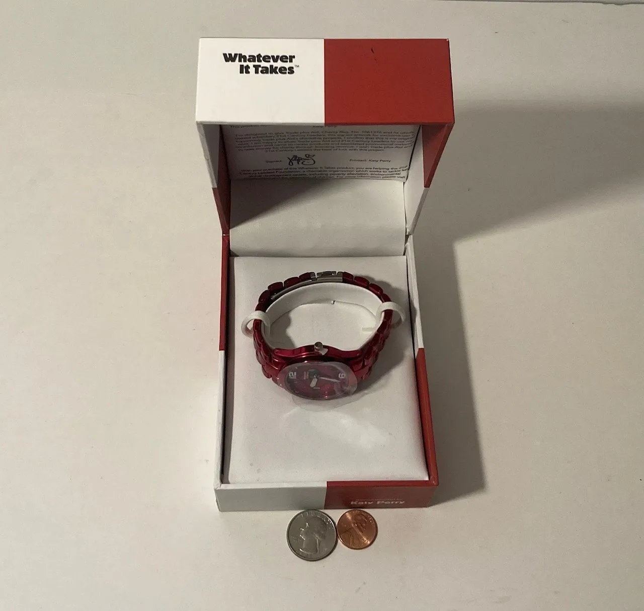 Vintage Katy Perry Wrist Watch, in Original Case, Fashion, Time, Clock, Clothing Accessory, Quality, Nice, In Box, Free Shipping in the U.S.